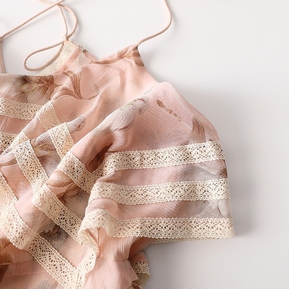 pink dress skirt for summer party - Picture 9 of 11